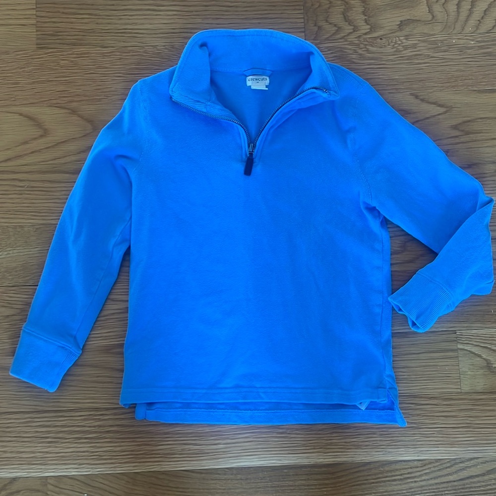 Boys crewcuts half zip top